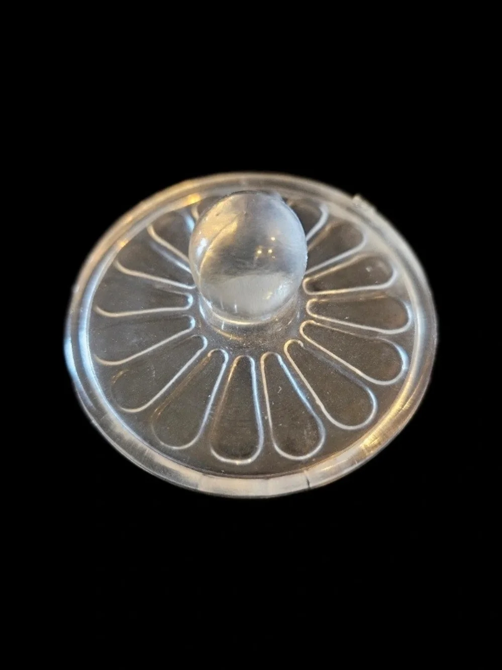 Vintage Pressed Glass Cookie Stamps – Set of 4